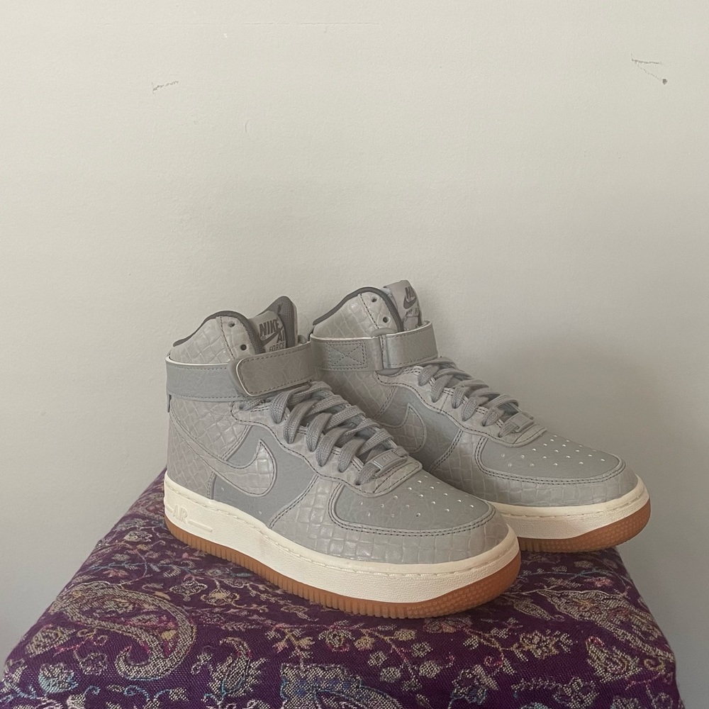 Nike AirForce 1 Hi Premium Wolf Grey